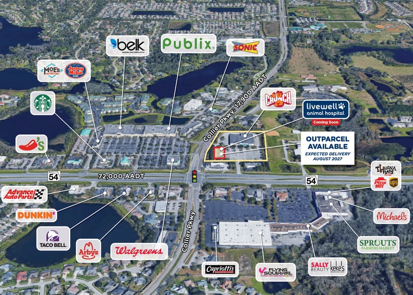 2126 Collier Pky, Land O' Lakes, FL à louer - Aérien – Image 2 sur 3
