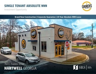 Plus de détails pour 776 E Franklin St, Hartwell, GA - Local commercial à vendre