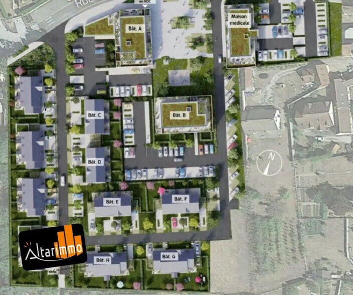 Bureau dans Barjouville à vendre - Plan de site – Image 2 sur 4