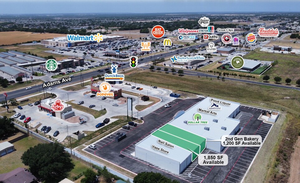 6504 WEST ADAMS, Temple, TX à louer - Photo de l’immeuble – Image 3 sur 9