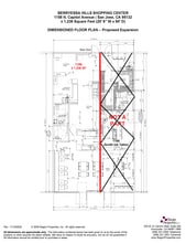 1142-1198 N Capitol Ave, San Jose, CA à louer Plan d’étage– Image 2 sur 2