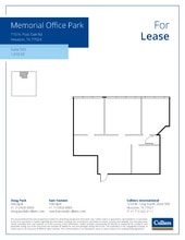710 N Post Oak Rd, Houston, TX à louer Plan d’étage– Image 1 sur 1