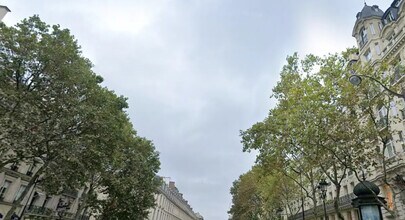 Paris - Vue aérienne  vue de carte