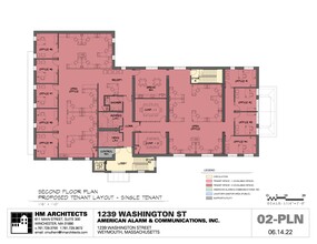 1239 Washington St, Weymouth, MA à louer Plan de site– Image 2 sur 2