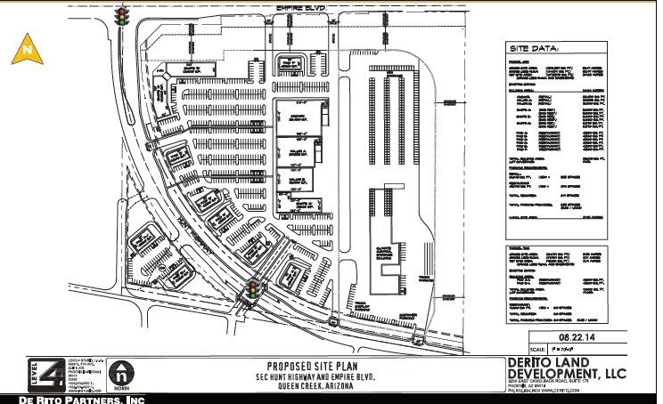 Hunt Hwy & Ellsworth Rd, Queen Creek, AZ à louer Plan de site– Image 1 sur 2