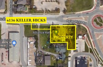 4136 Keller Hicks Rd, Fort Worth, TX - Vue aérienne  vue de carte - Image1