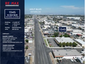 1345 W Holt Blvd, Ontario, CA - VUE AÉRIENNE  vue de carte