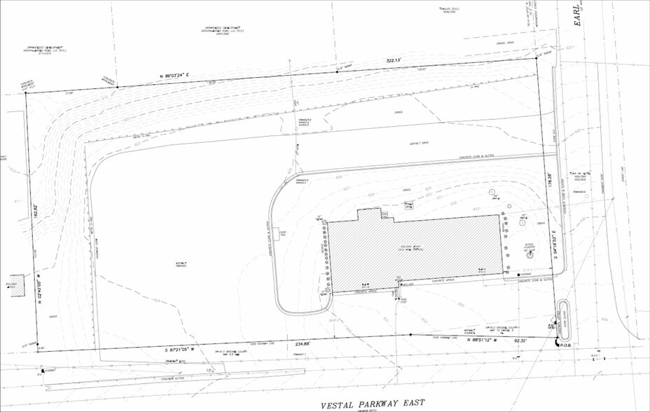 3341 Vestal Pky E, Vestal, NY à vendre - Plan de site – Image 1 sur 1