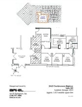 29355 Northwestern Hwy, Southfield, MI à louer Plan d’étage– Image 1 sur 1