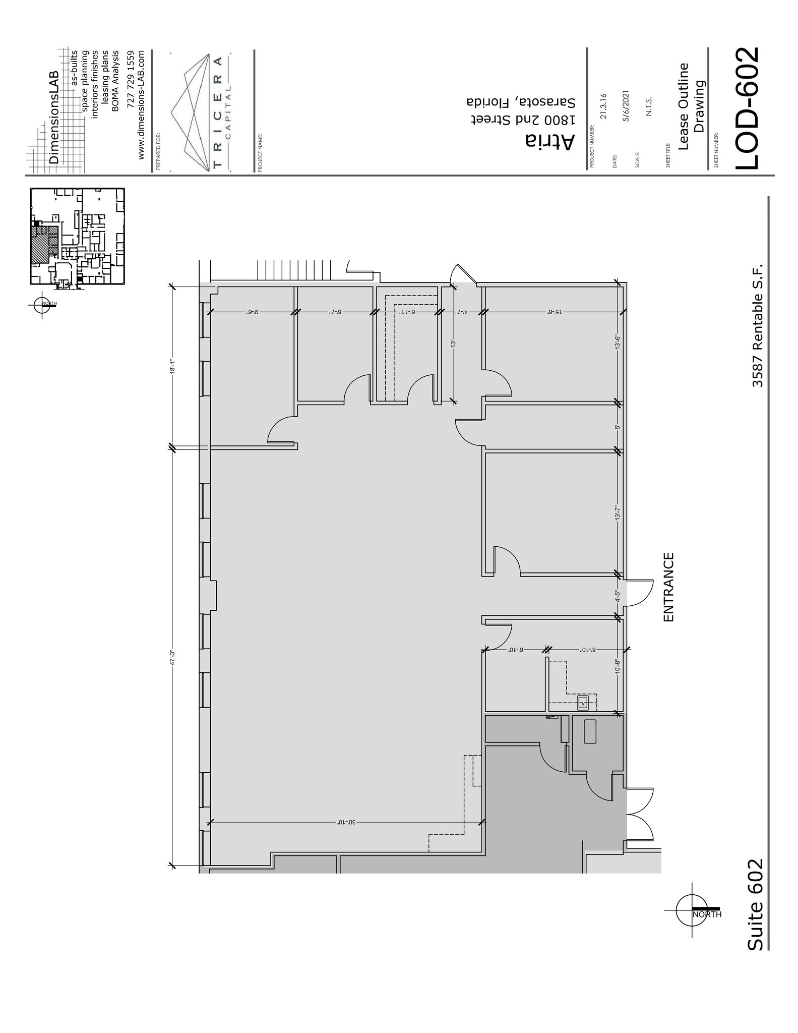 1800 2nd St, Sarasota, FL à louer Plan de site– Image 1 sur 1