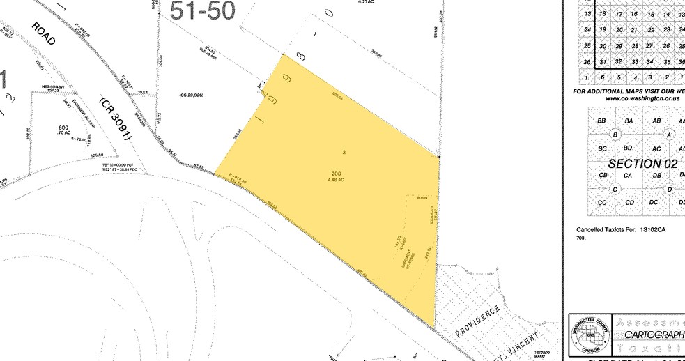 9555 SW Barnes Rd, Portland, OR à louer - Plan cadastral – Image 2 sur 6
