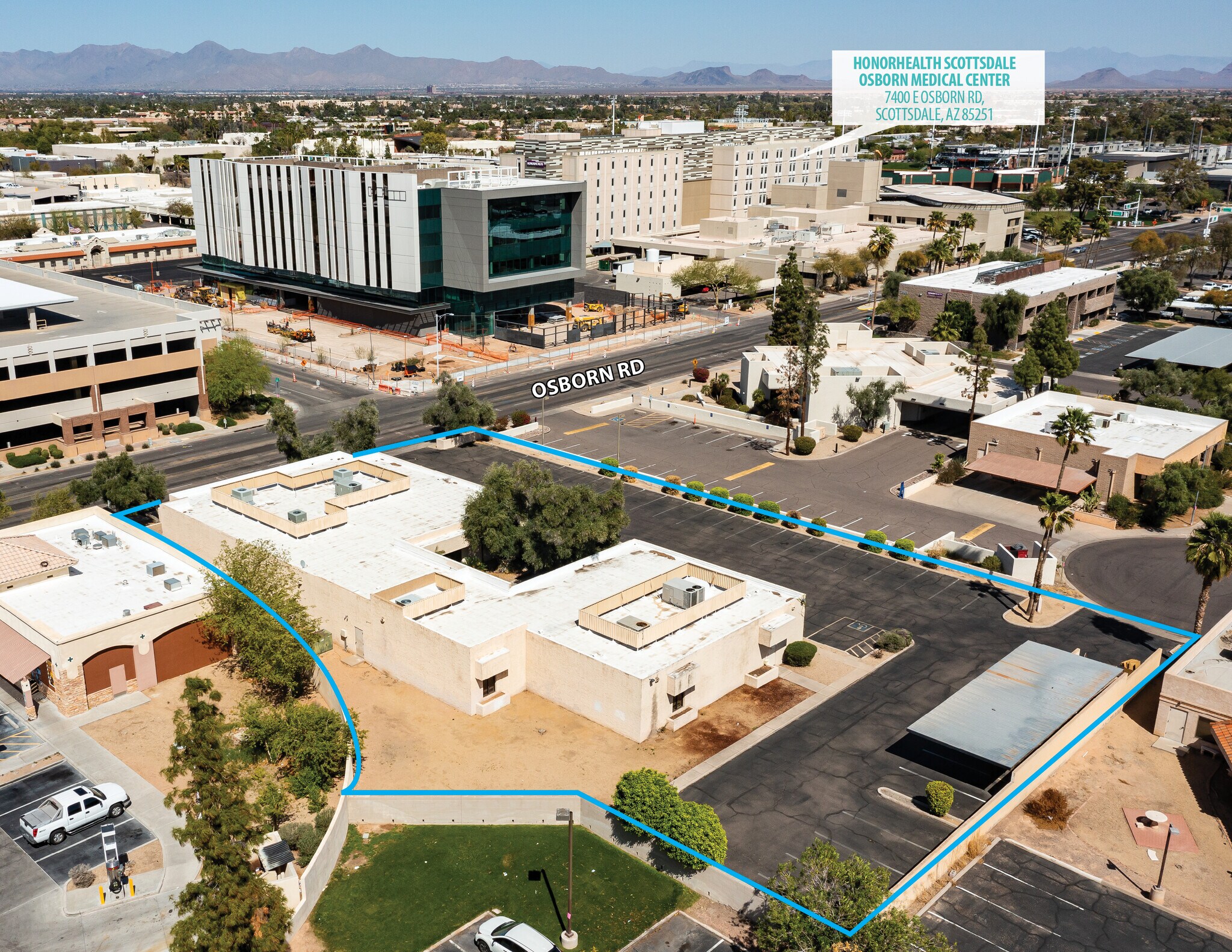 7245 E Osborn Rd, Scottsdale, AZ à vendre Photo de l’immeuble– Image 1 sur 7