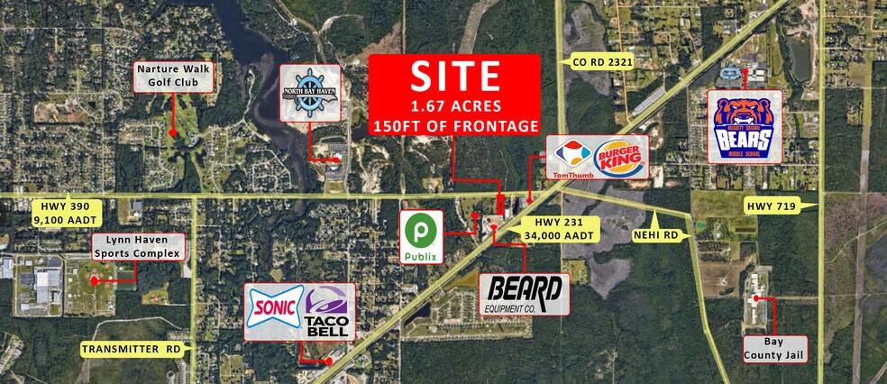4636 E Highway 390, Panama City, FL à vendre - Photo de l’immeuble – Image 2 sur 6