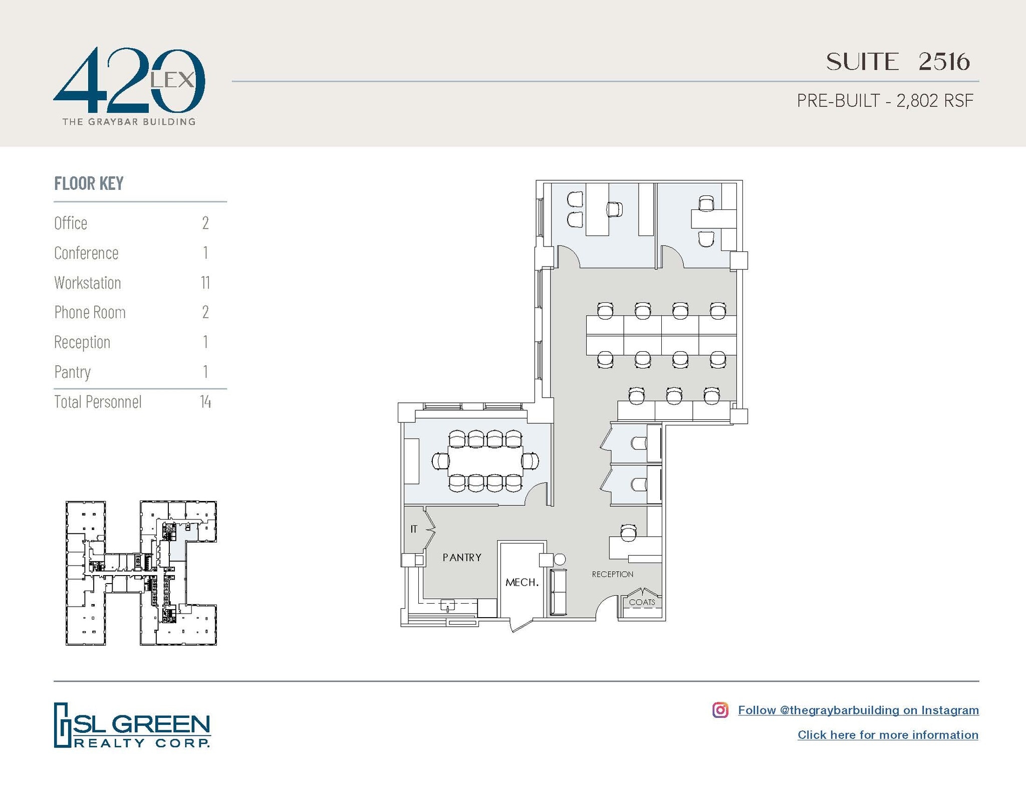 420 Lexington Ave, New York, NY à louer Plan d’étage– Image 1 sur 5