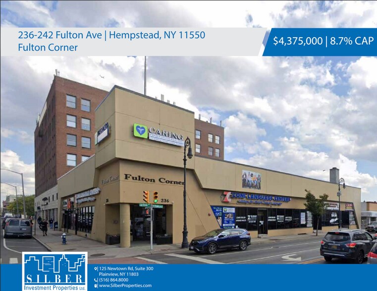 236-242 Fulton Ave, Hempstead, NY à vendre - Photo de l’immeuble – Image 1 sur 12