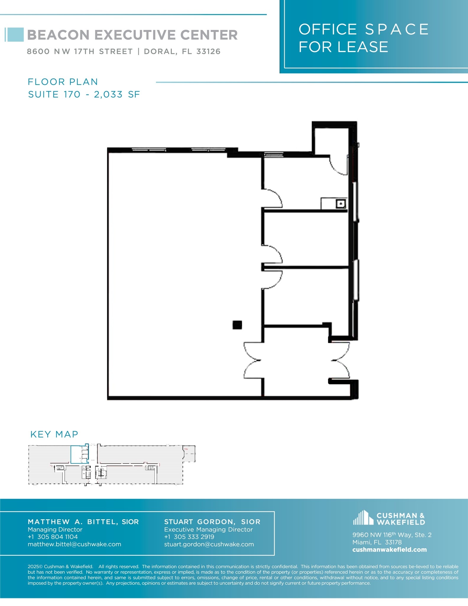 8600 NW 17th St, Doral, FL à louer Plan de site– Image 1 sur 5
