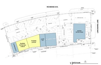 4720-4728 Richmond Ave, Houston, TX à louer Plan de site– Image 1 sur 1