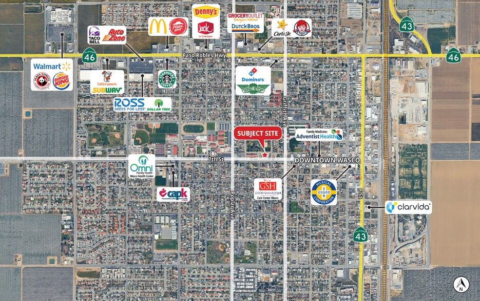 1410 7th St, Wasco, CA à louer - Photo de l’immeuble – Image 3 sur 8