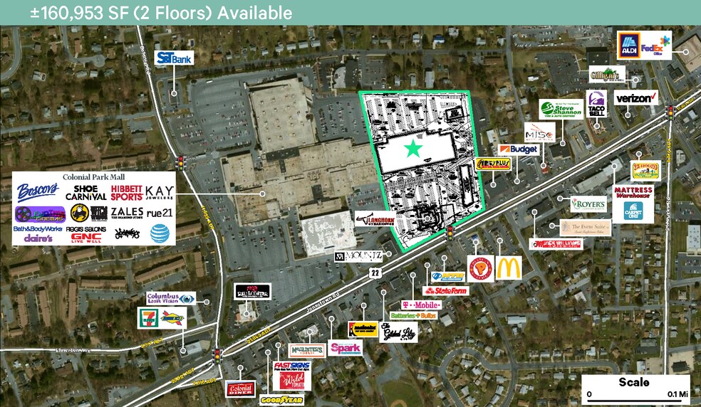 4600 Jonestown Rd, Harrisburg, PA à louer - Aérien – Image 3 sur 11