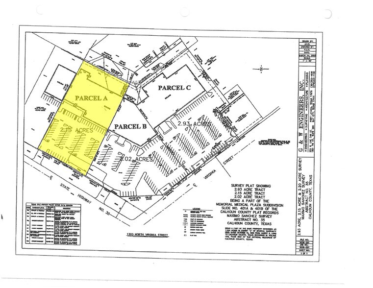102 Calhoun St, Port Lavaca, TX à louer - Plan de site – Image 2 sur 2