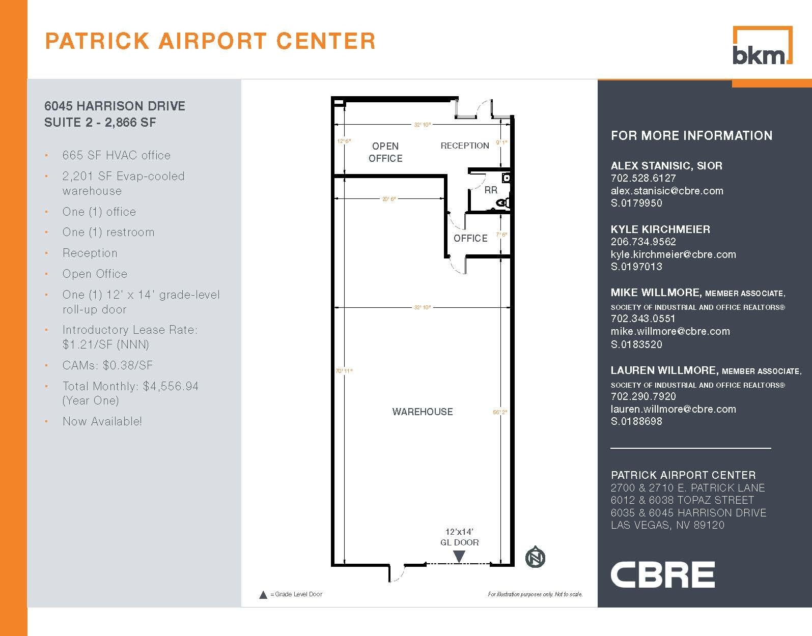 2700 E Patrick Ln, Las Vegas, NV à louer Plan d’étage– Image 1 sur 1