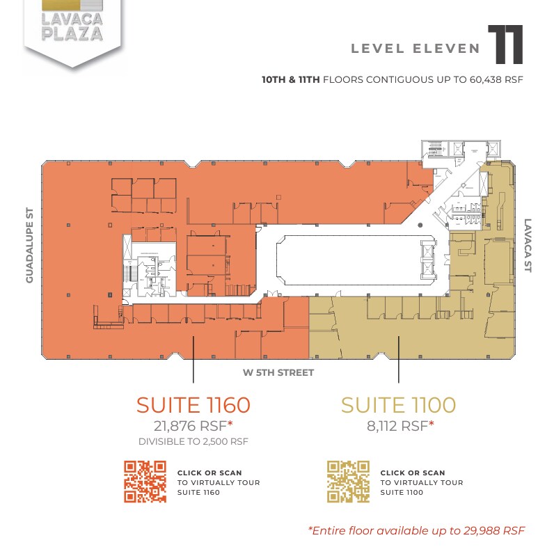 504 Lavaca St, Austin, TX à louer Plan d’étage– Image 1 sur 1
