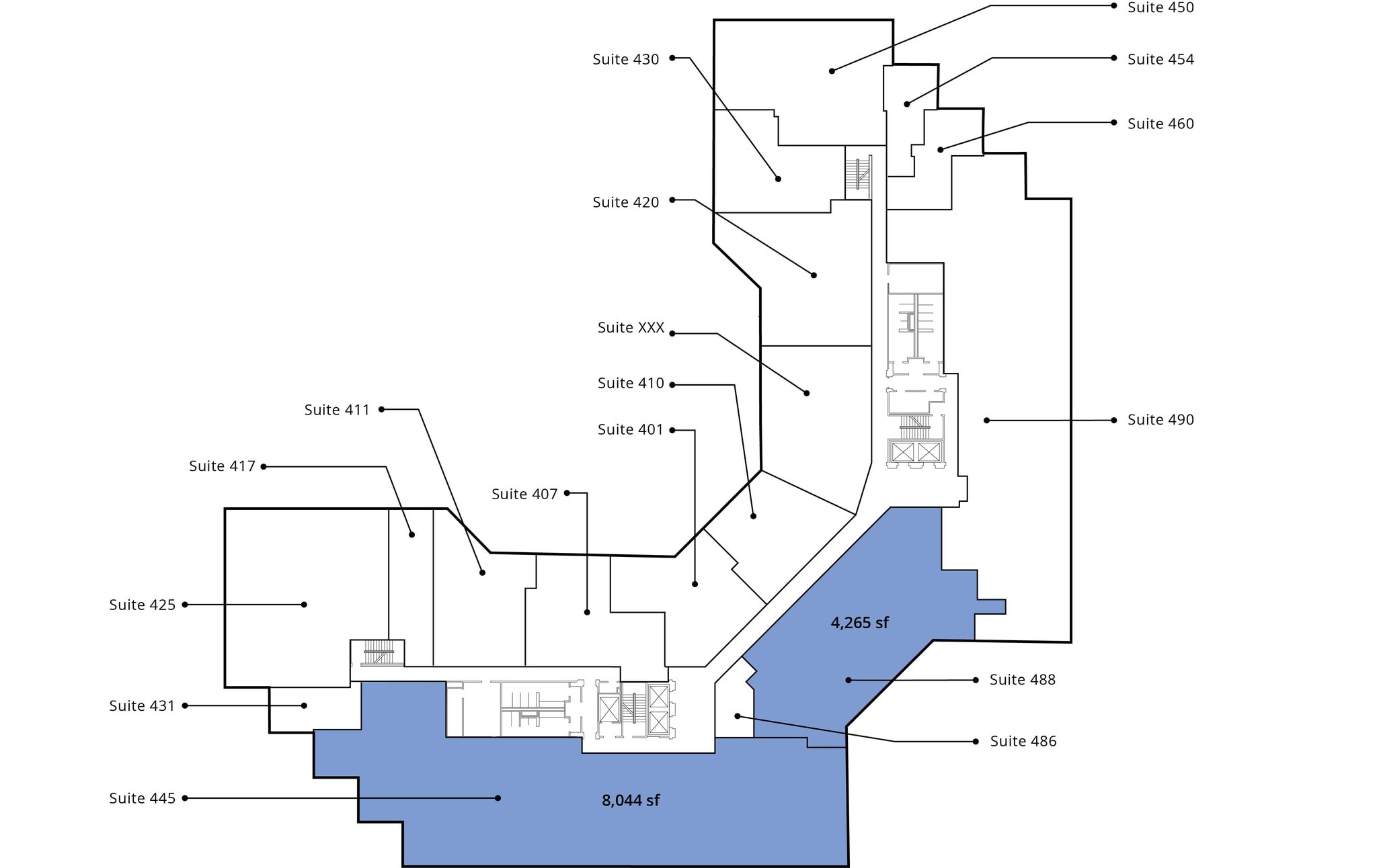 100 Europa Dr, Chapel Hill, NC à louer Plan d’étage– Image 1 sur 1