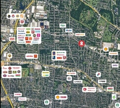 7717 Page Ave, Pagedale, MO - VUE AÉRIENNE vue de carte