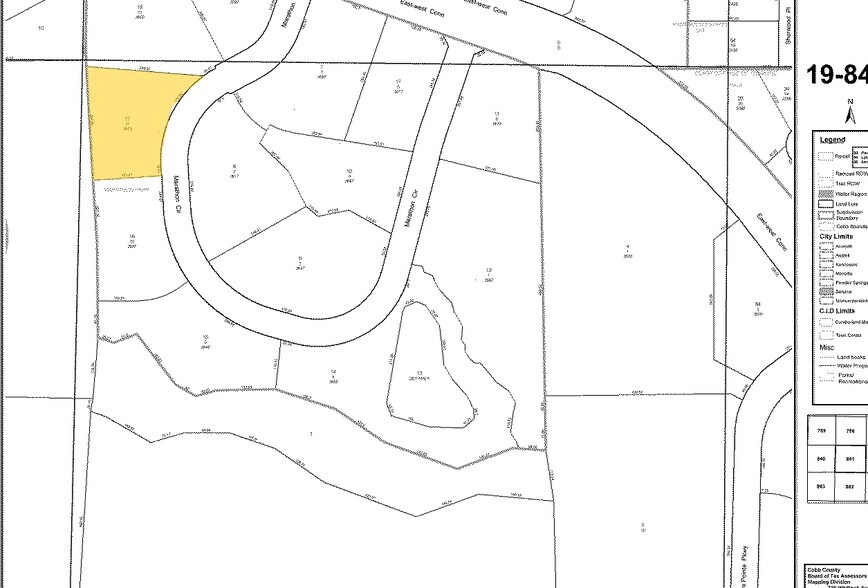 3612 Marathon Cir, Austell, GA à vendre - Plan cadastral – Image 1 sur 2