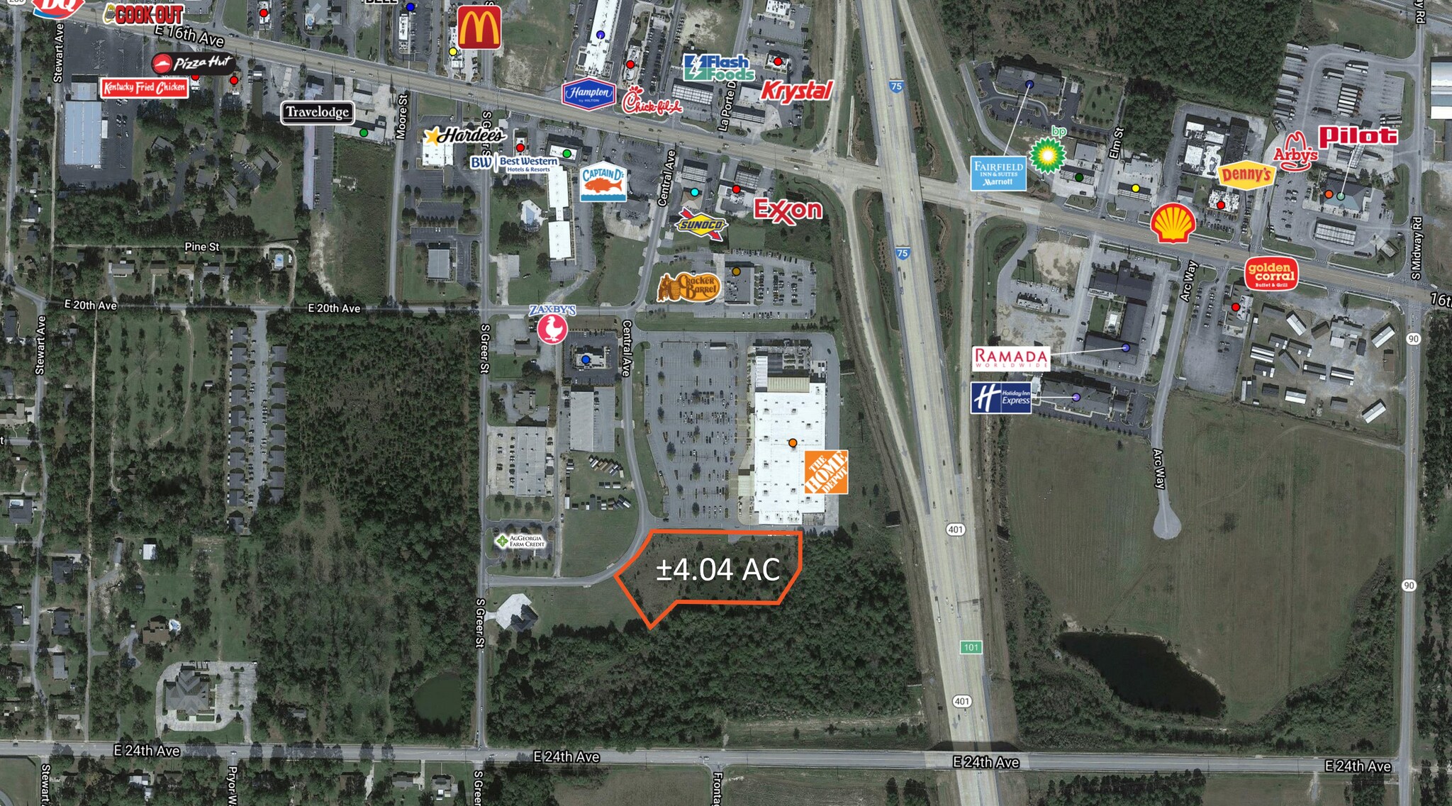 0 I-75 Hwy, Cordele, GA à vendre Aérien– Image 1 sur 4