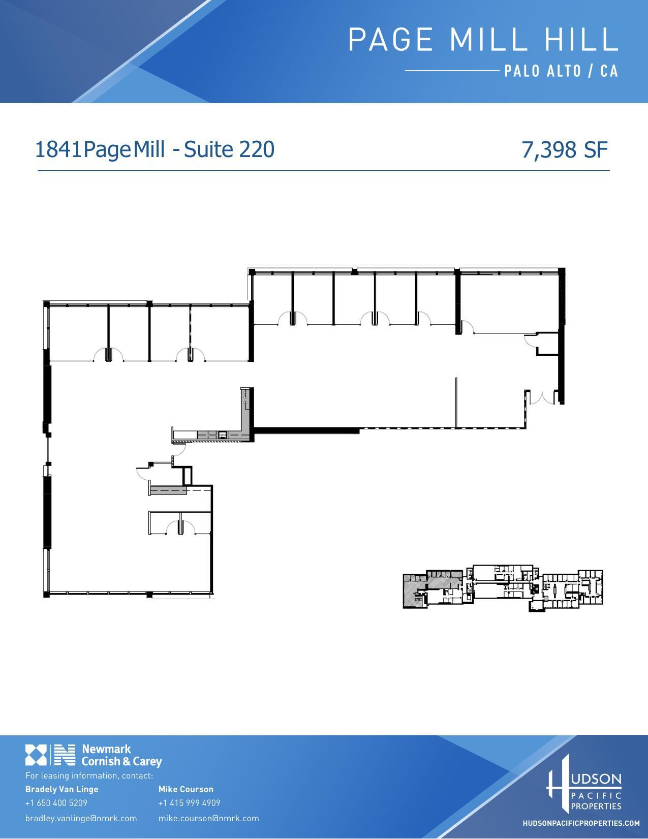 1801 Page Mill Rd, Palo Alto, CA à louer Plan d’étage– Image 1 sur 1