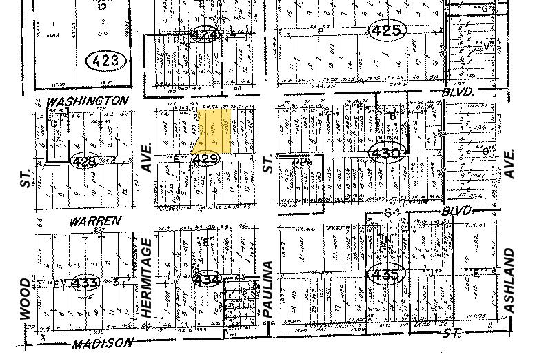 1709 W Washington Blvd, Chicago, IL à vendre - Plan cadastral – Image 2 sur 13