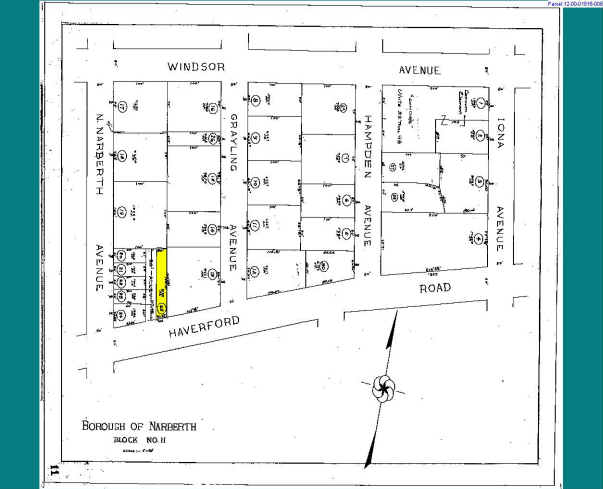 301 Haverford Ave, Narberth, PA à vendre - Plan cadastral – Image 2 sur 4