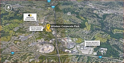2624 Lord Baltimore Dr, Windsor Mill, MD - VUE AÉRIENNE  vue de carte