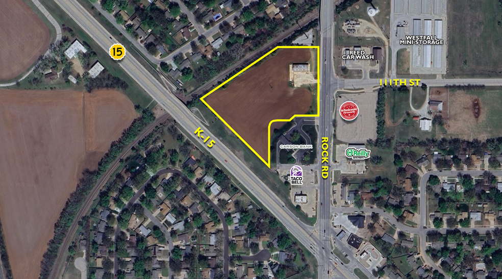 K-15 & Rock Rd rd, Mulvane, KS à vendre - Photo principale – Image 1 sur 4