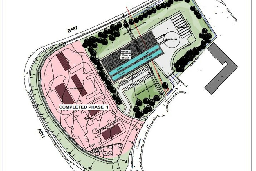 Flagstaff Island, Ashby De La Zouch à louer - Plan cadastral – Image 3 sur 4
