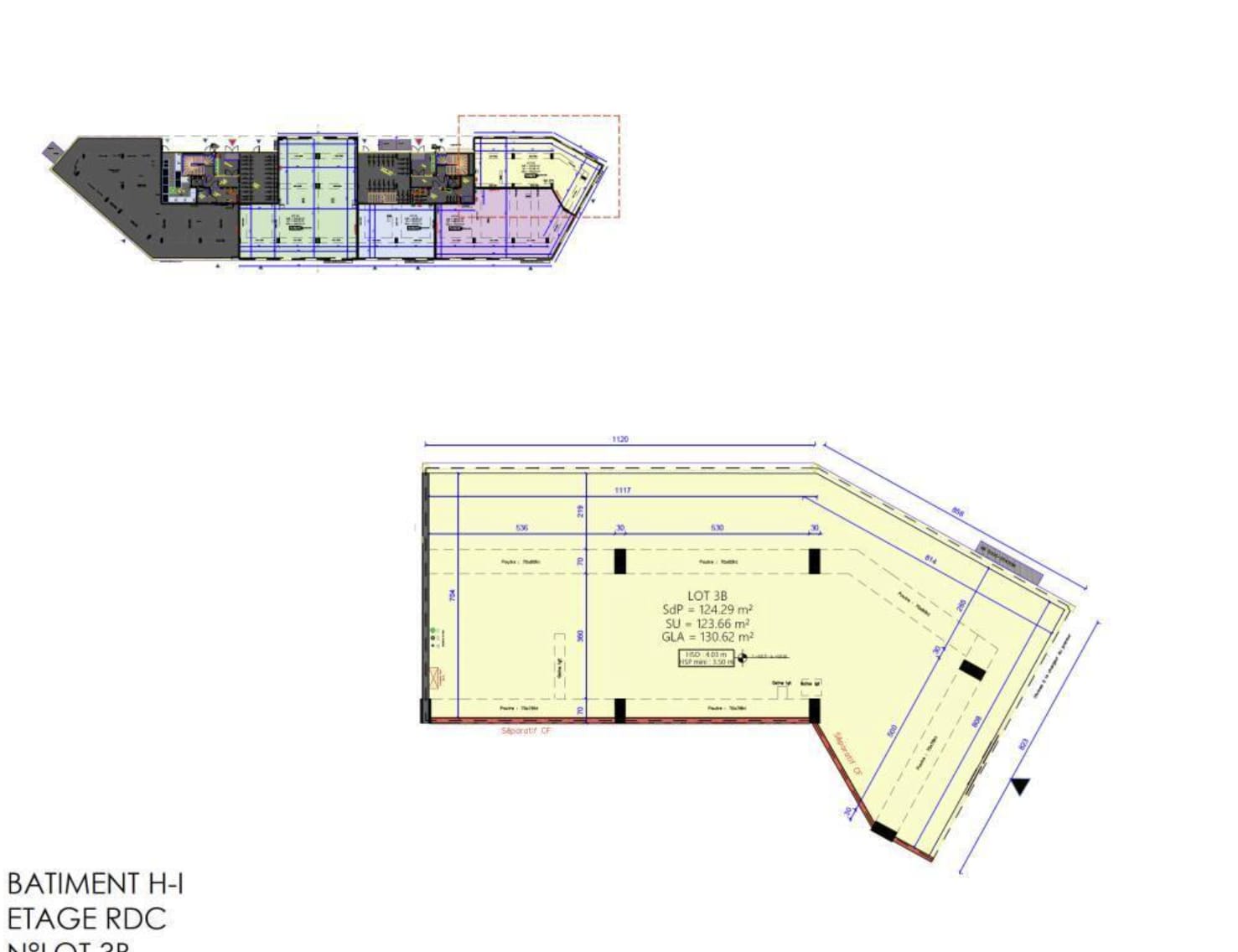 Local commercial dans Bussy-Saint-Georges à louer Plan de site– Image 1 sur 1