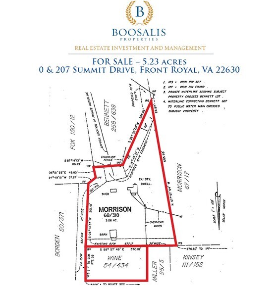 0 & 207 Summit Dr, Front Royal, VA à vendre - Plan cadastral – Image 3 sur 4