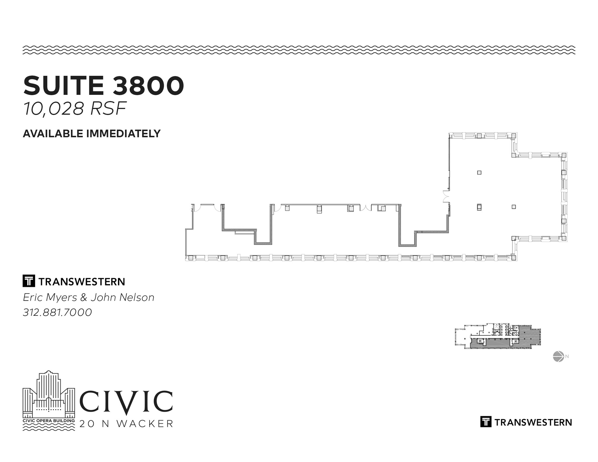 20 N Wacker Dr, Chicago, IL à louer Plan d’étage– Image 1 sur 1