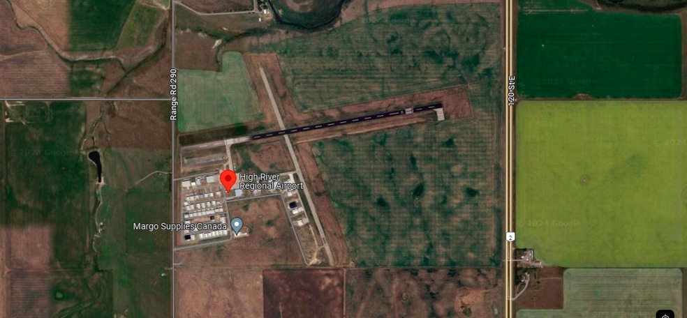 N1 North Airport close, High River, AB à vendre - Aérien – Image 2 sur 2