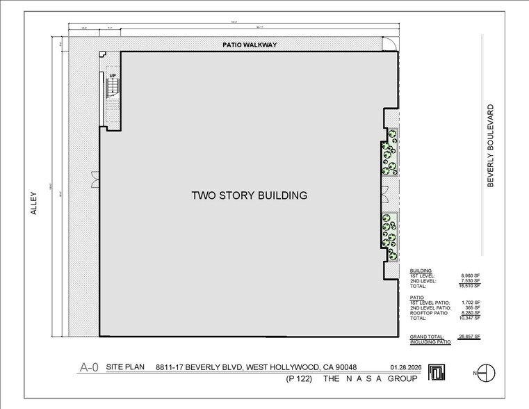8817 Beverly Blvd, West Hollywood, CA à louer - Plan d’étage – Image 2 sur 5