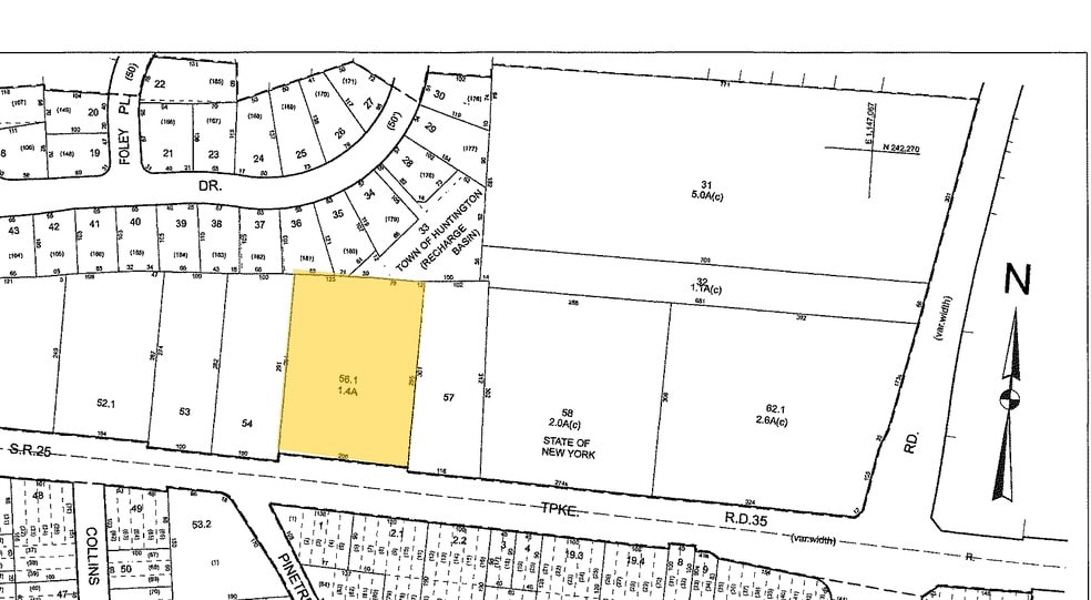 135 W Jericho Tpke, Huntington Station, NY à louer - Plan cadastral – Image 3 sur 5