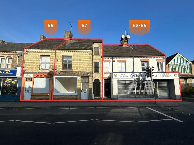 63-65, 67 & 69 Oundle Road portefeuille de 3 biens à vendre sur LoopNet.fr - Photo de l’immeuble – Image 1 sur 13