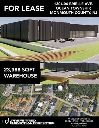 Plus de détails pour 1306 Brielle Ave, Ocean, NJ - Industriel/Logistique à louer