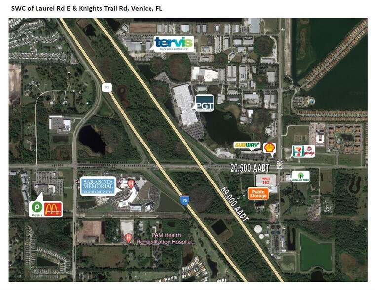 3498 Laurel Rd E, North Venice, FL à louer - Aérien – Image 2 sur 2