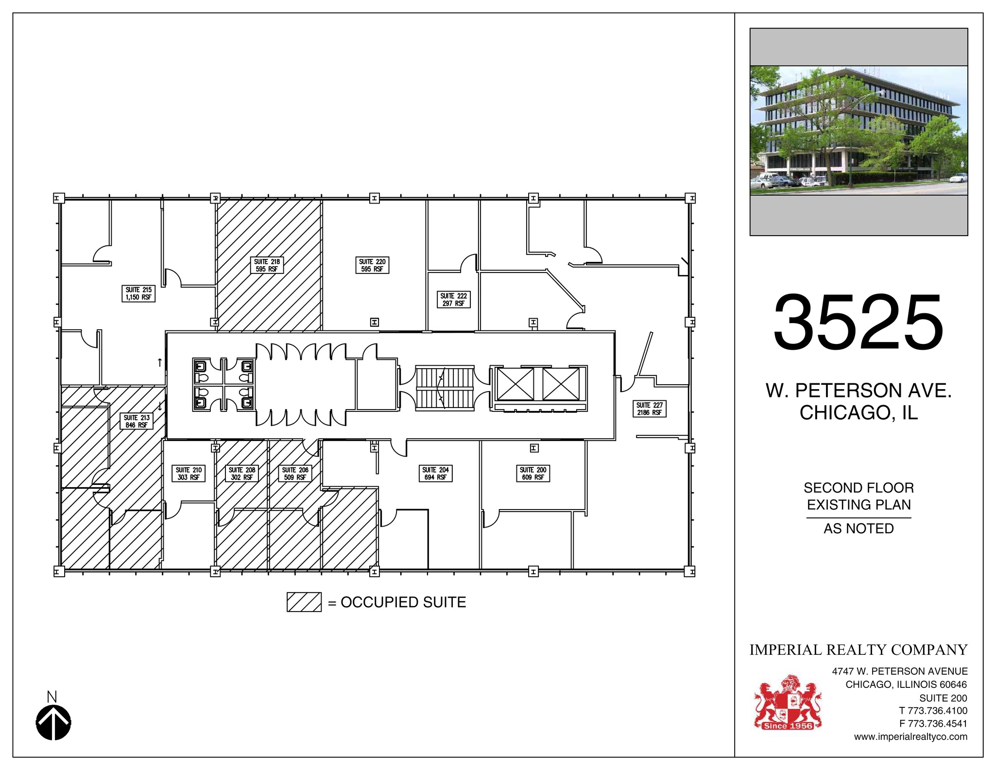 3525 W Peterson Ave, Chicago, IL à louer Plan de site– Image 1 sur 1