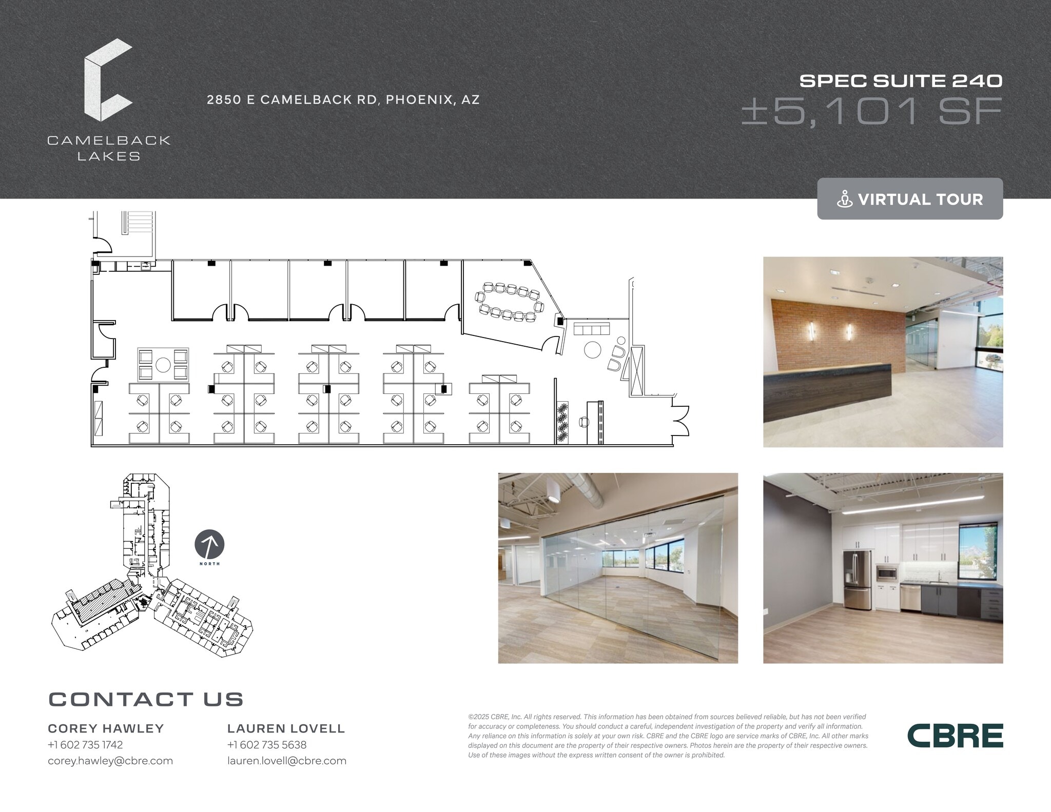 2850 E Camelback Rd, Phoenix, AZ à louer Plan de site– Image 1 sur 2