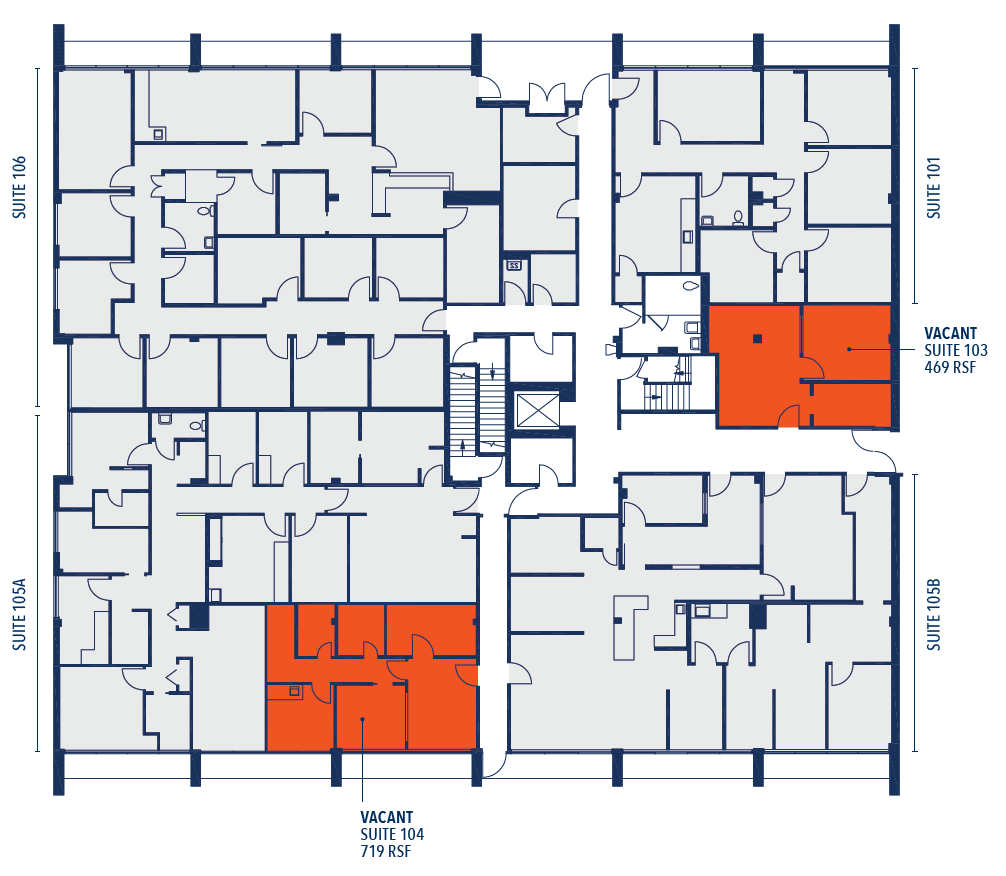 10301 Georgia Ave, Silver Spring, MD à louer Plan d’étage– Image 1 sur 1