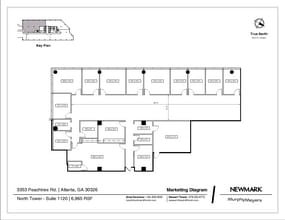 3353 Peachtree Rd NE, Atlanta, GA à louer Plan d’étage– Image 1 sur 1