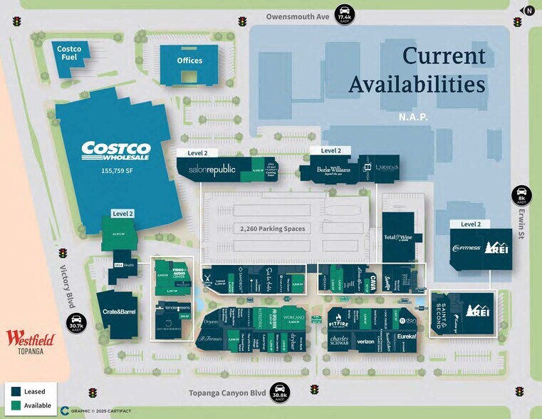 21720 Victory Blvd, Woodland Hills, CA à louer - Plan de site – Image 2 sur 3